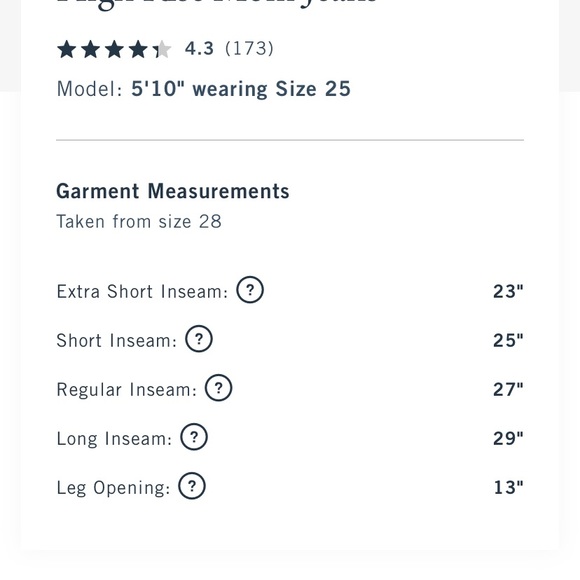 NWT: High rise Mom Jens - Abercrombie - Picture 8 of 8